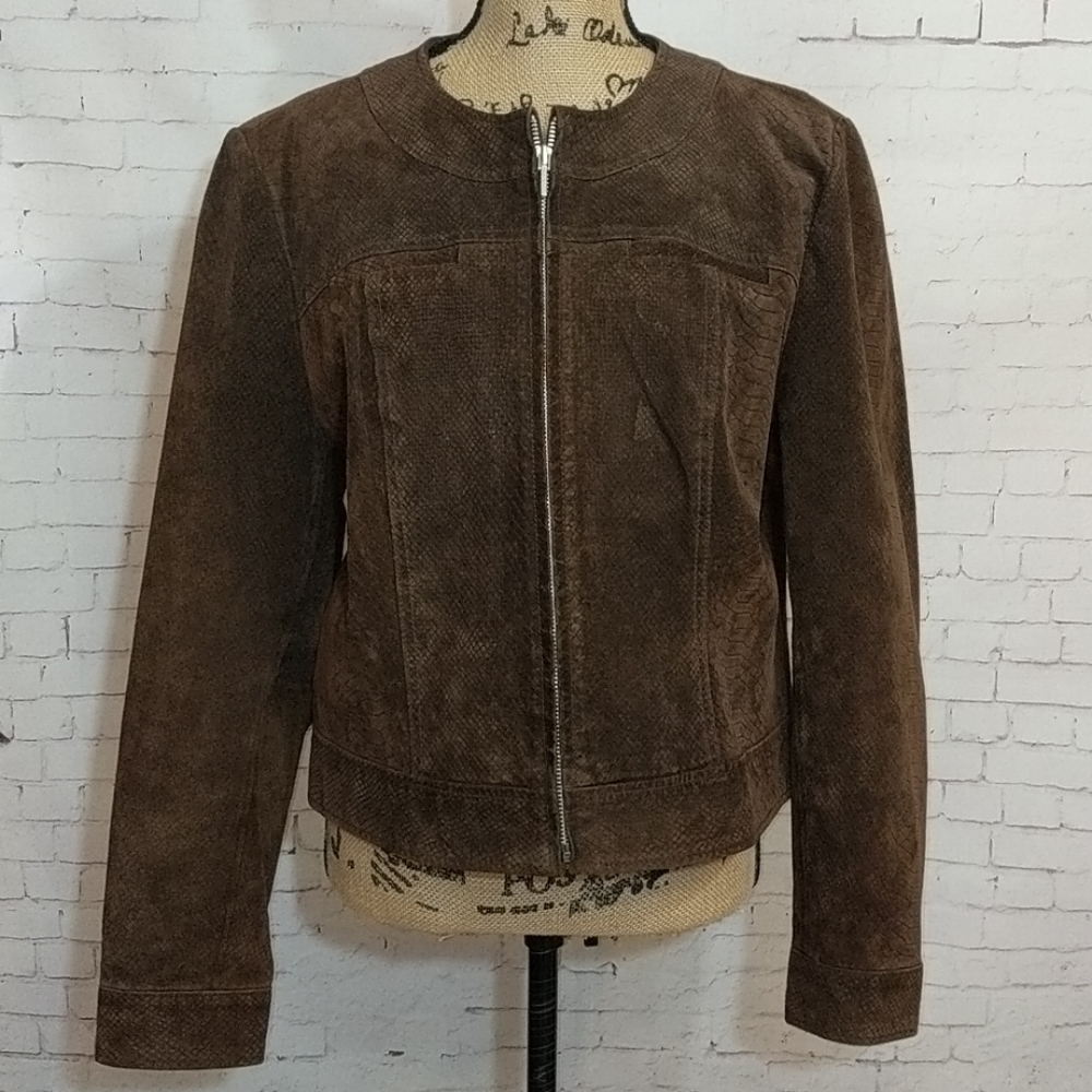 BERNARDO Chocolate Brown Genuine Leather C…